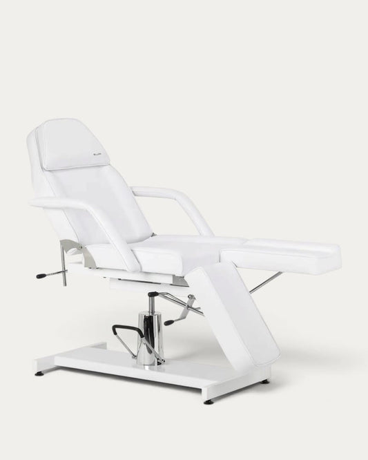 Sillón podológico Sillon 210 blanco con reposapiernas independientes articulados