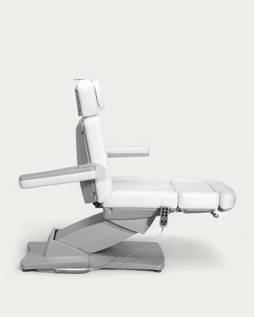 Aries sillón estética eléctrico blanco 3 motores de Mirplay