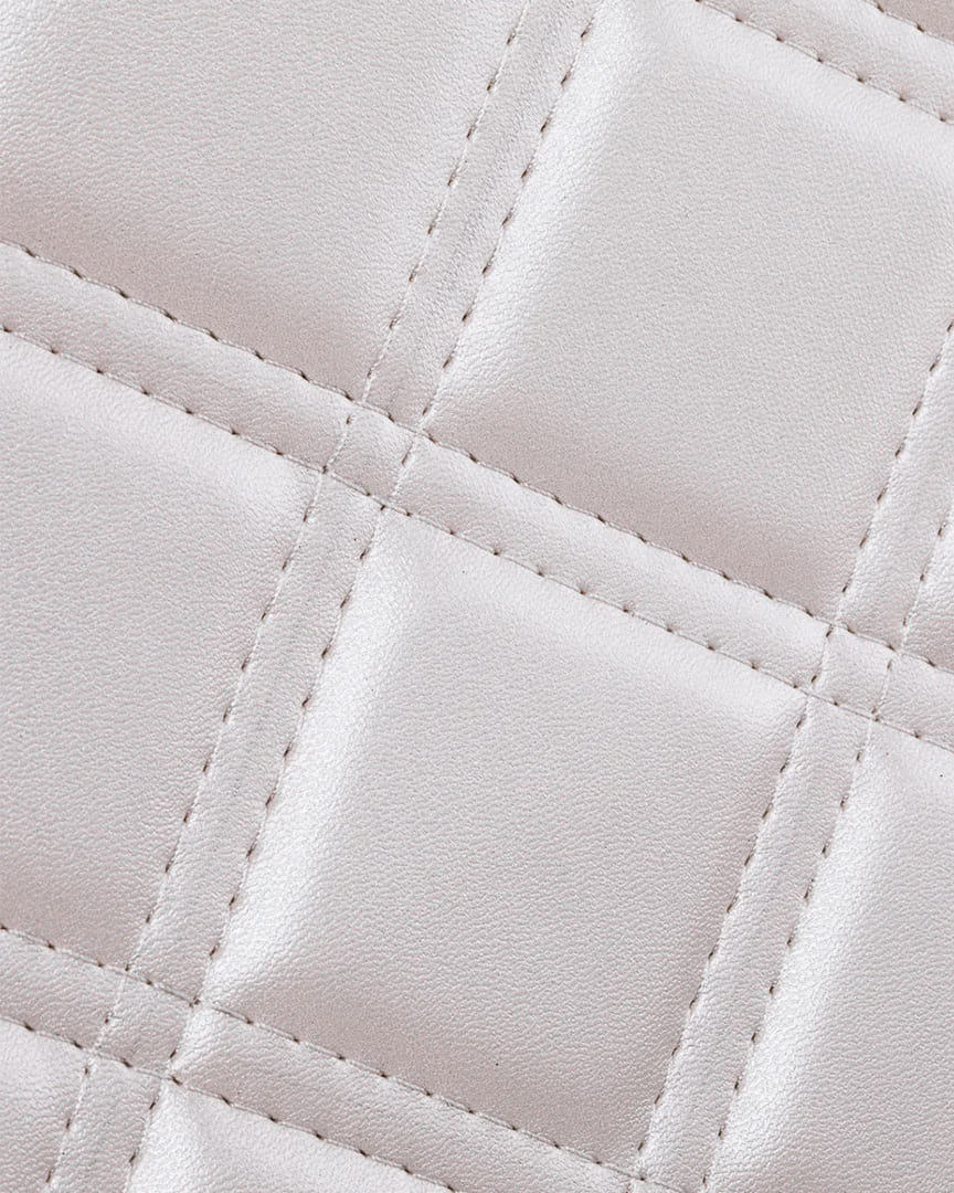 Sillón barbero blanco perla Carlos Extra Gabbiano tapicería