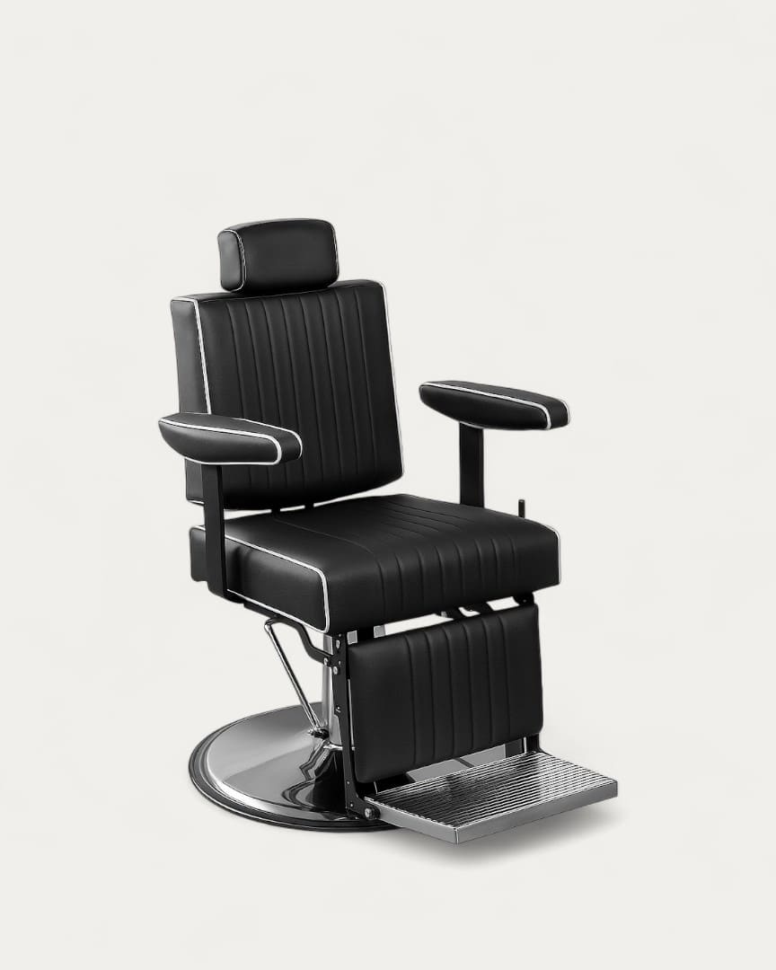 Sillón barbero Caden negro de MUDI