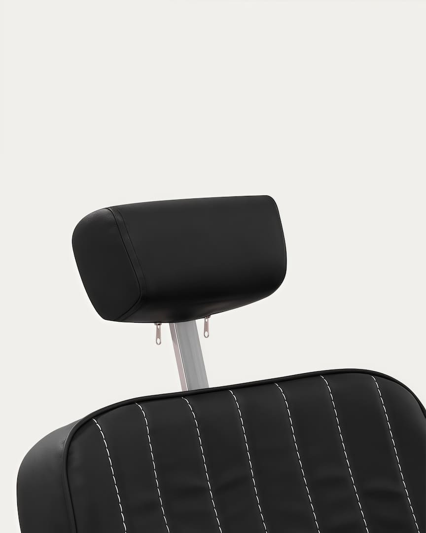 Sillón barbero dorado Marcus Gabbiano cabezal