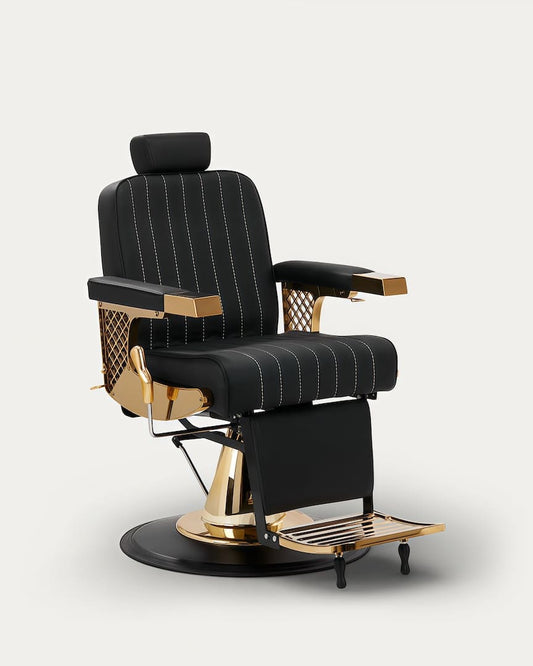 Sillón barbero dorado Marcus Gabbiano