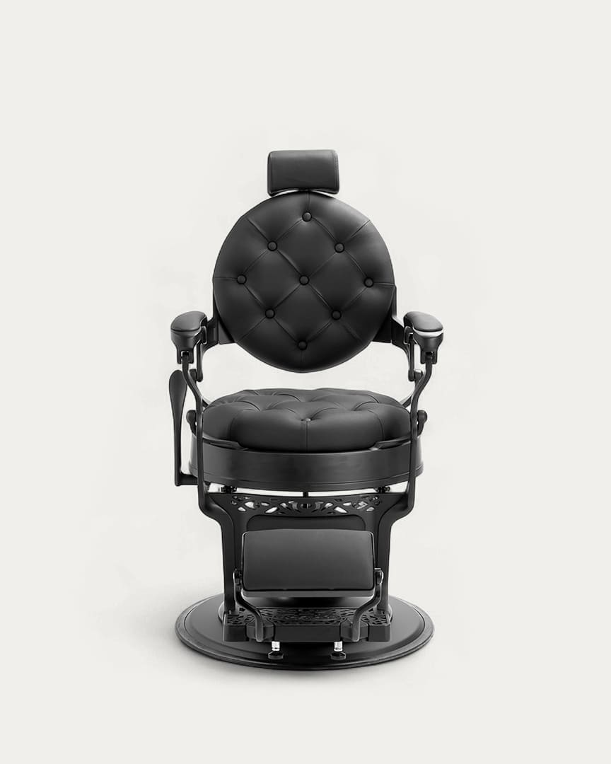 Sillón barbero Mack negro black Dduueett