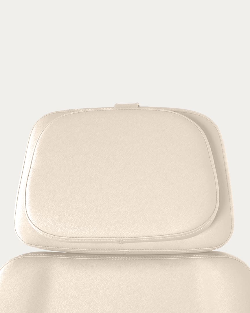 Sillón camilla estética eléctrico Aries crema de Mirplay cojín facial