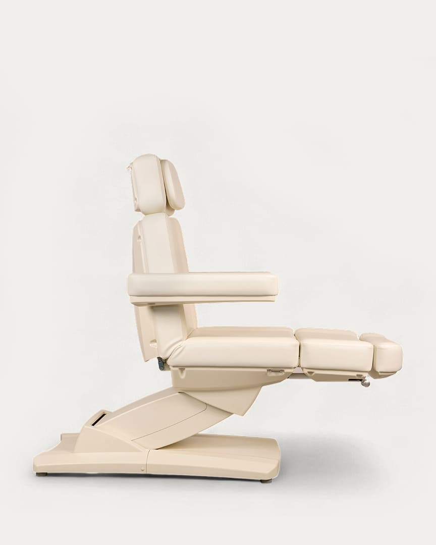 Sillón camilla para estética eléctrico Aries crema de Mirplay