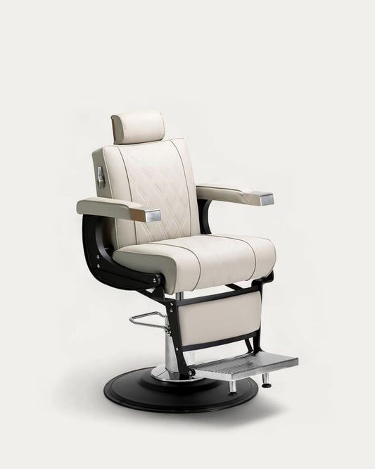 Sillón barbero Fold Silver Grey Dduueett