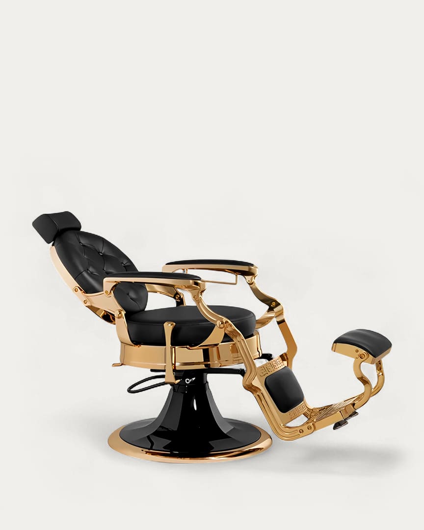 Sillón de Barbería Larry Gold MUDI
