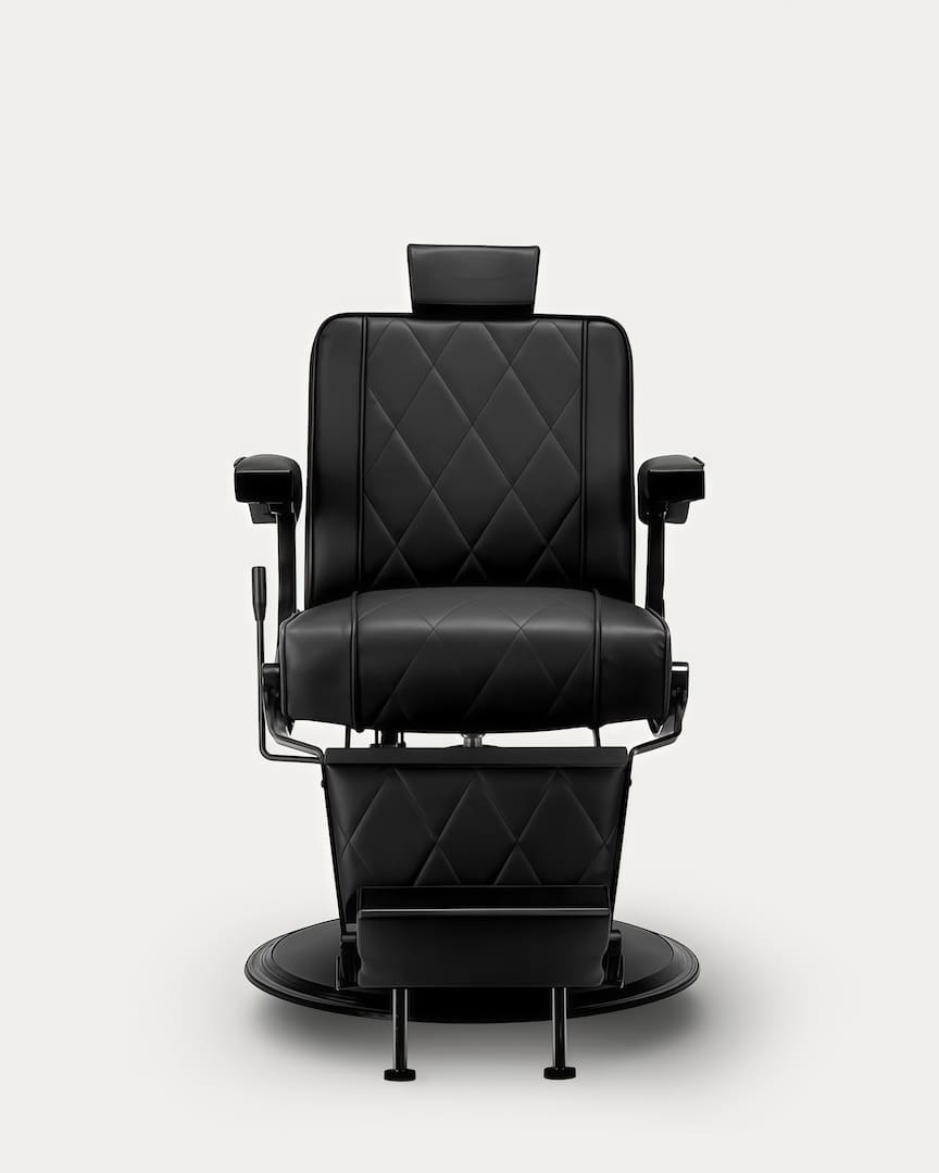 Sillón de barbería negro BM88066B Hair System