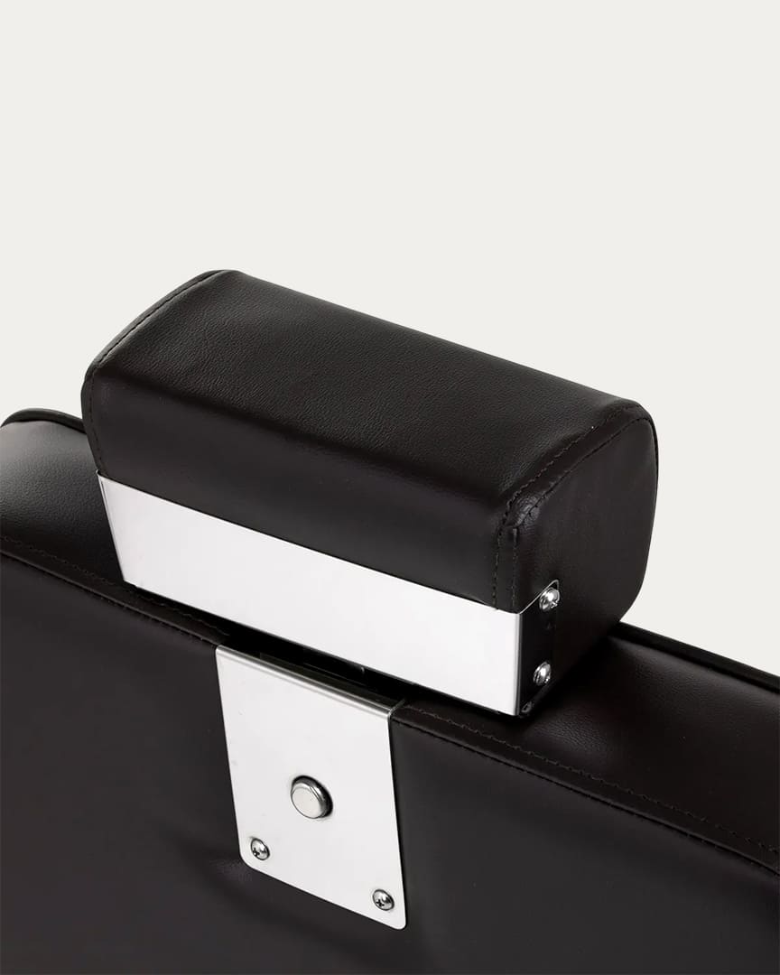 Sillón de barbería marrón BM88066 Hair System cabezal