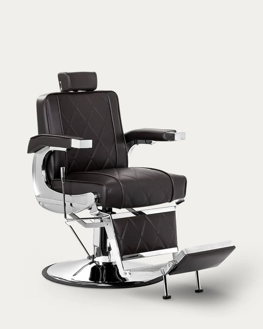 Sillón de barbería marrón BM88066 Hair System