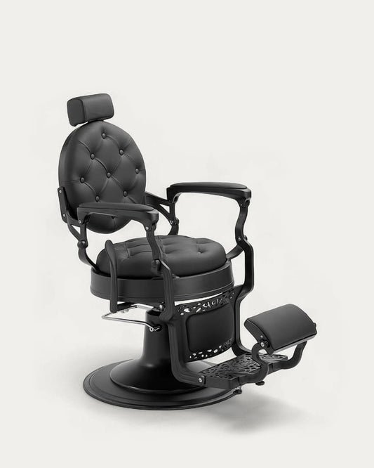 Sillón de barbero Mack negro black duueett