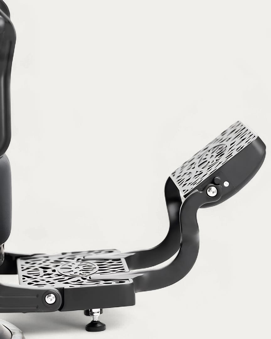 Sillón barbería reposapiés Mae Black de ka marca Dduueett