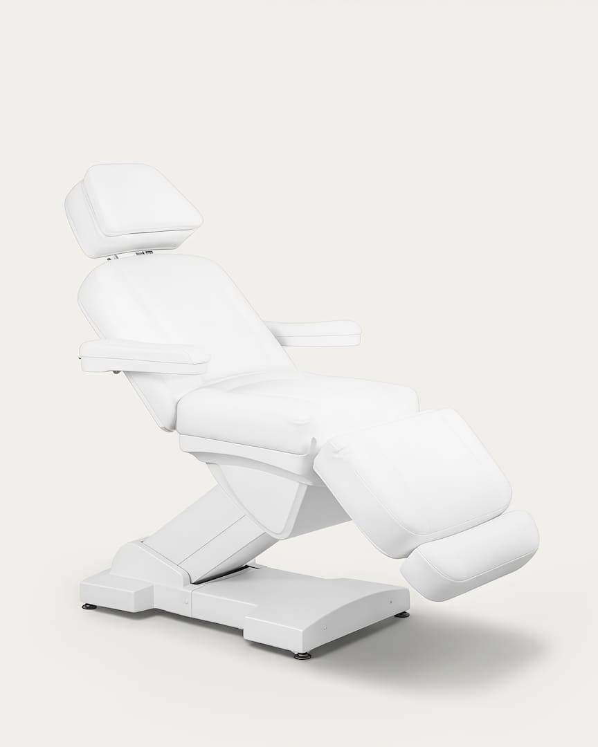 Sillón de estética Ricle eléctrico 4 motores blanco Weelko