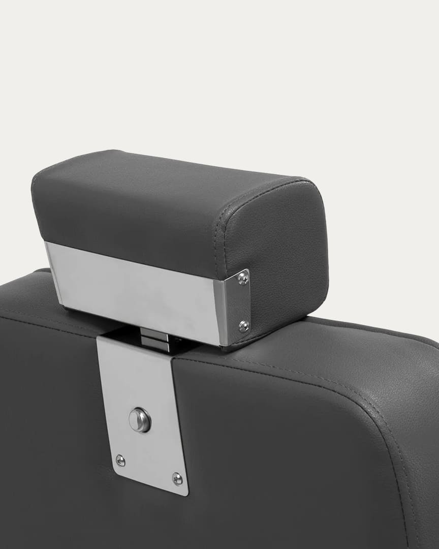 Sillón de peluquero gris BM88066 Hair System cabezal