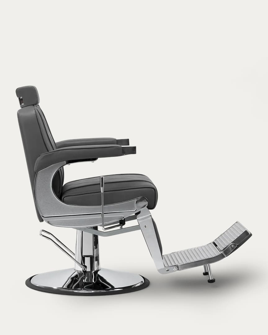 Sillón para peluquero gris BM88066 Hair System