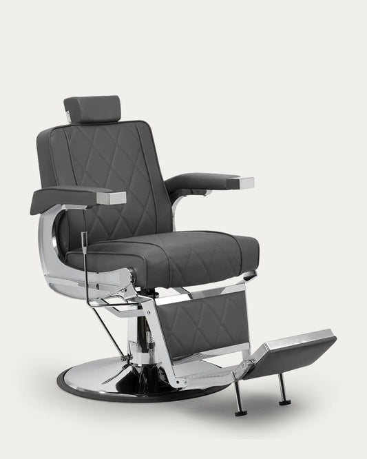 Sillón de peluquero gris BM88066 Hair System