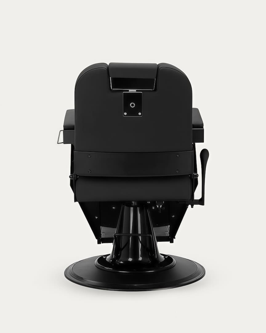 Sillón de peluquero Bruno negro Gabbiano