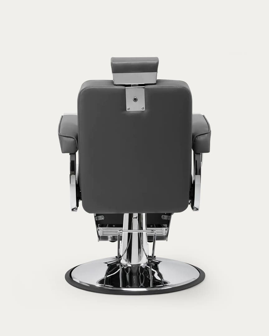 Sillón de peluquero gris BM88066 Hair System respaldo