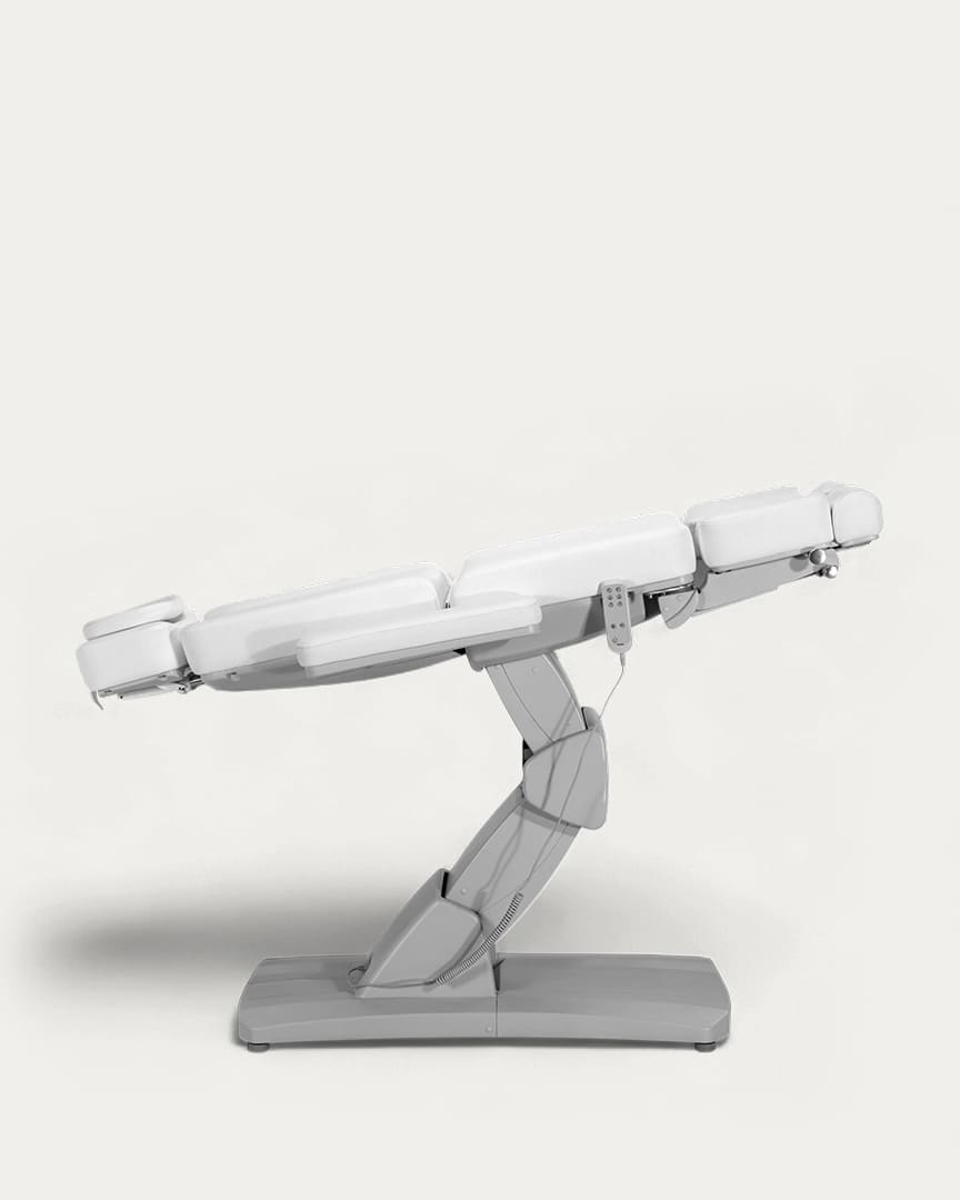 Sillón de podología eléctrico blanco Taurus Plus de Mirplay