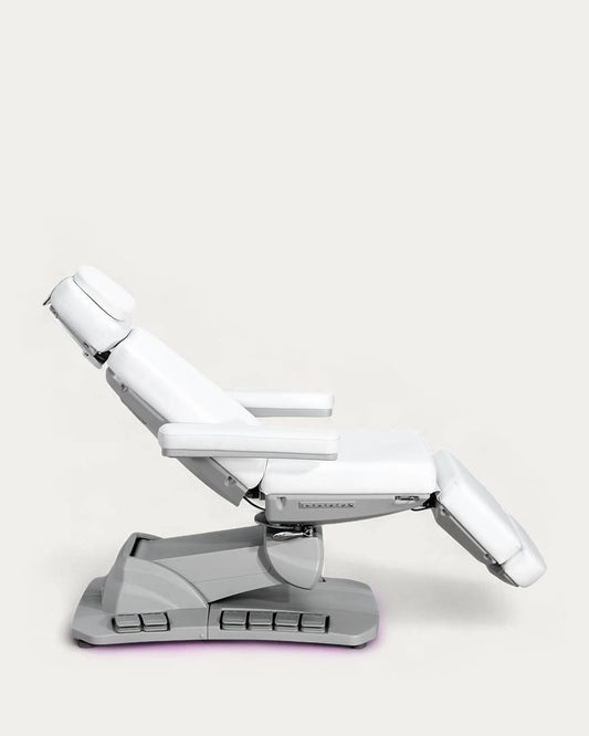 Sillón Cygnus estética eléctrico blanco 4 motores de Mirplay