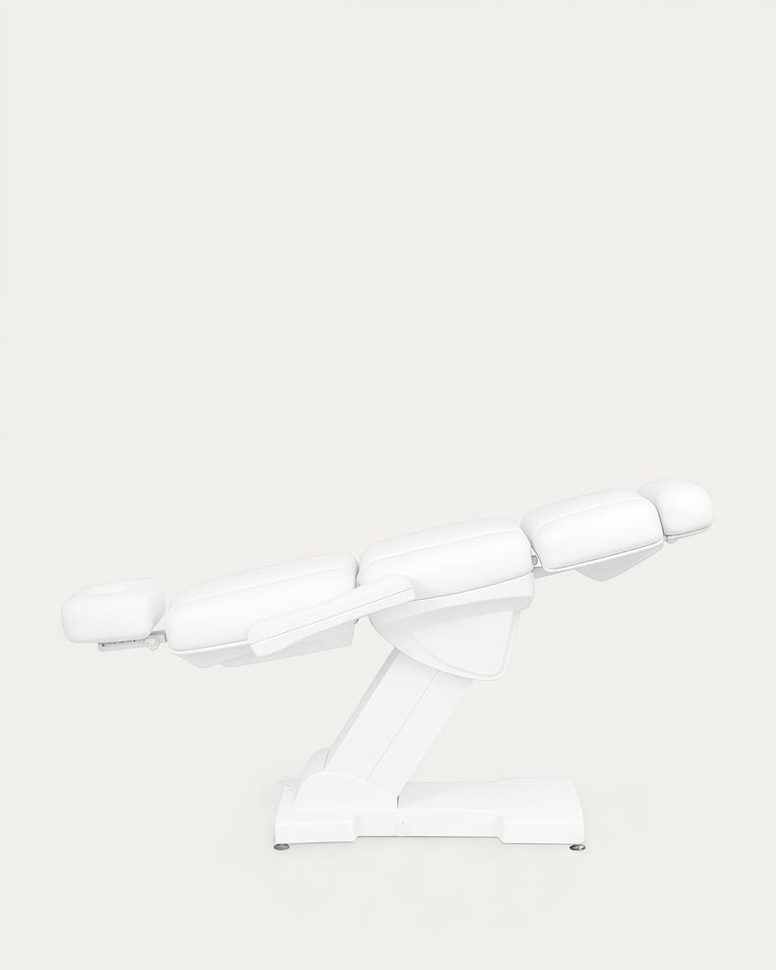 Sillón de estética Trendelenburg Ricle eléctrico 4 motores blanco Weelko