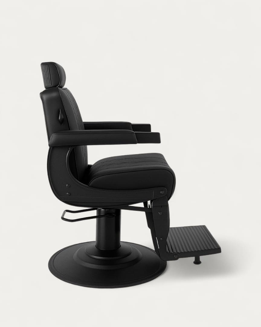 Sillón peluquero negro Lever de MUDI