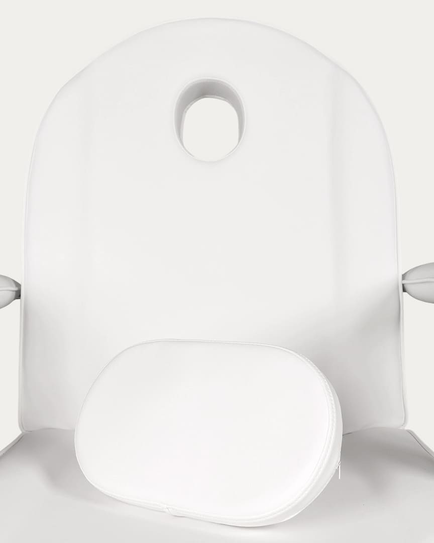 Sillón Mensa de pedicura hidráulico blanco de Mirplay agujero facial