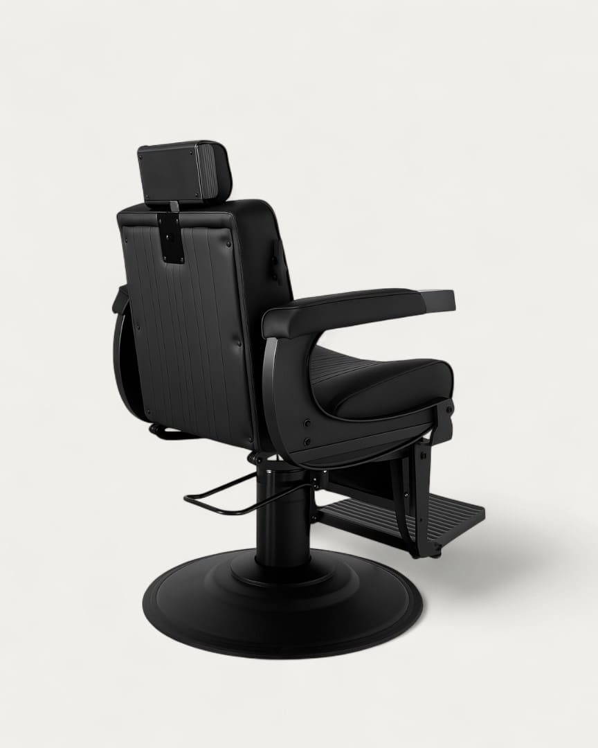 Sillón para peluquero Lever negro de MUDI