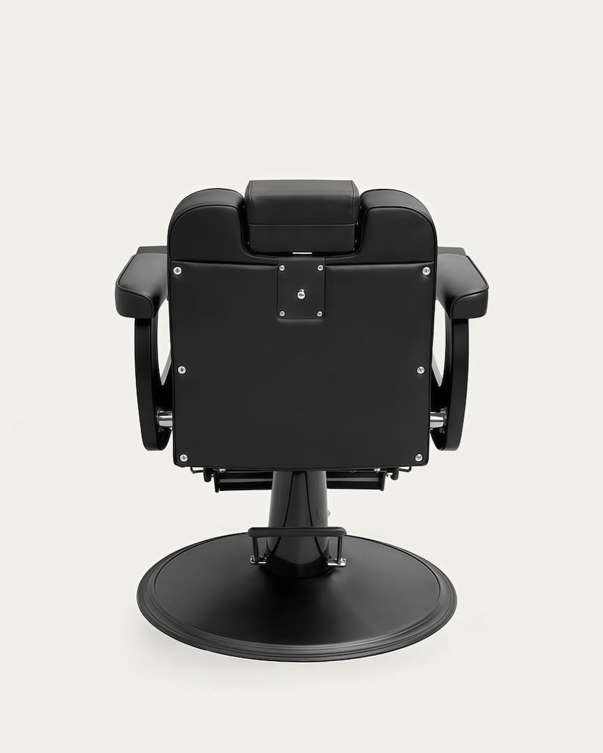 Sillón barbero negro vintage Tara