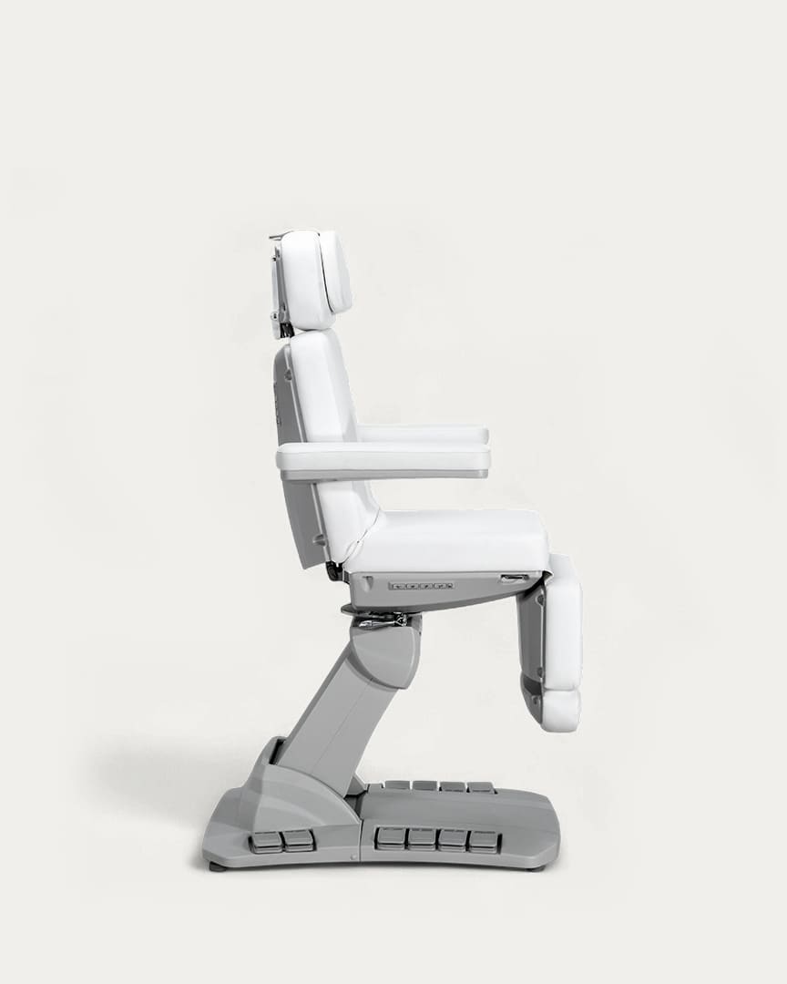 Sillón estética eléctrico Cygnus blanco 4 motores de Mirplay