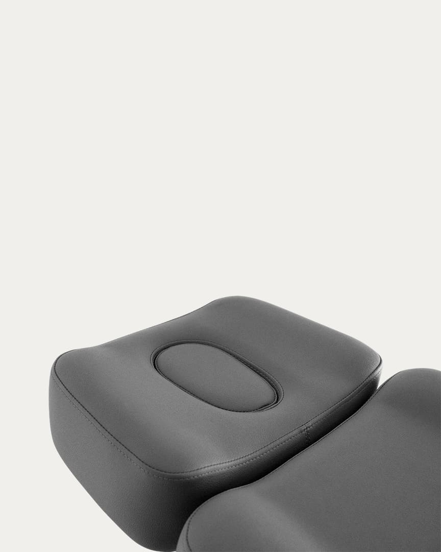 Sillón para pedicure eléctrico Taurus Plus antracita de Mirplay cabezal