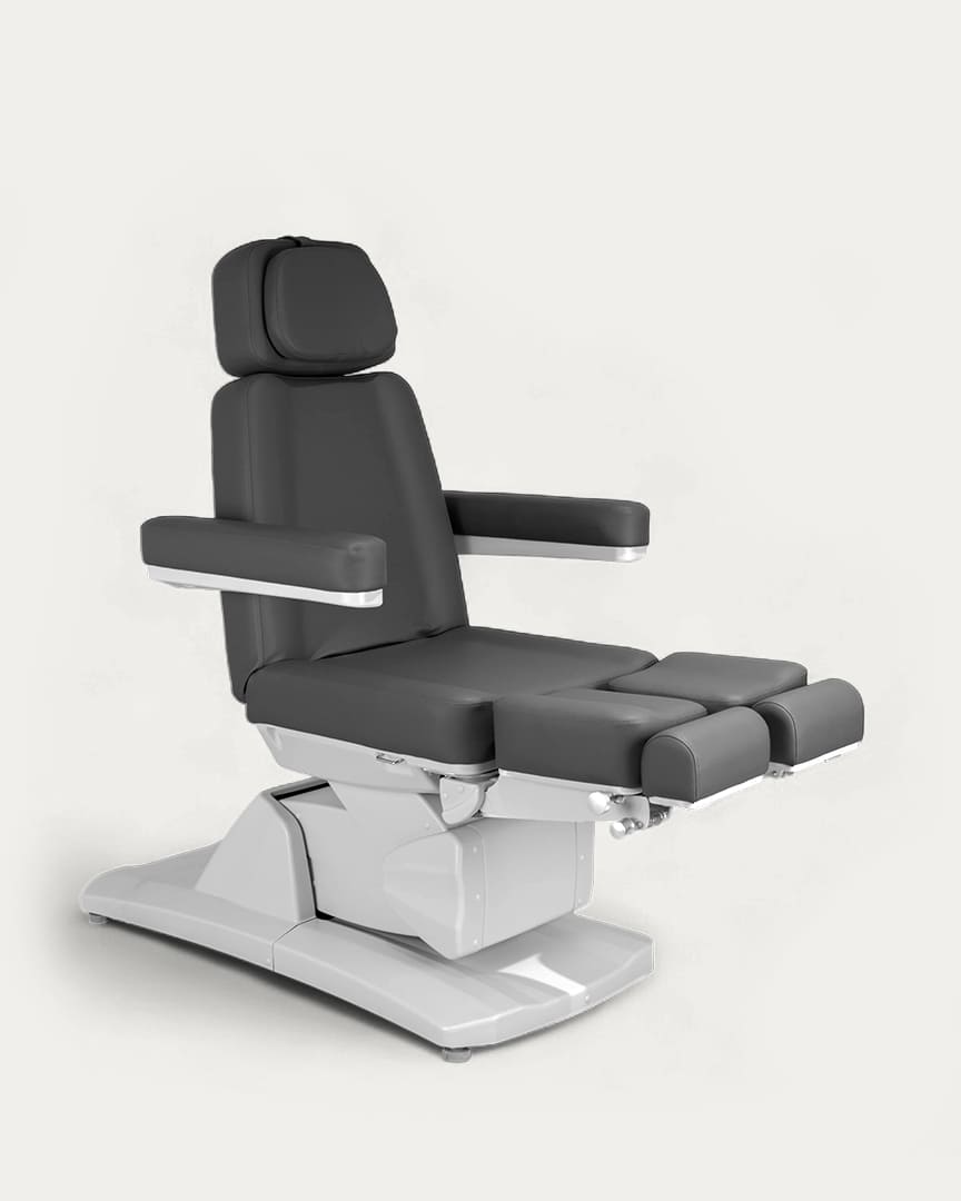 Sillón para pedicure eléctrico Taurus Plus antracita de Mirplay