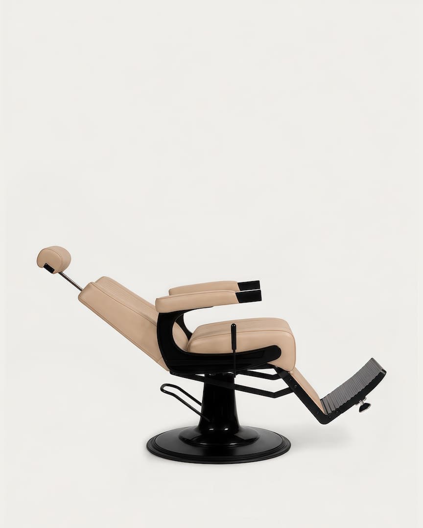 Sillón peluquero Dour beige de la marca Mudi