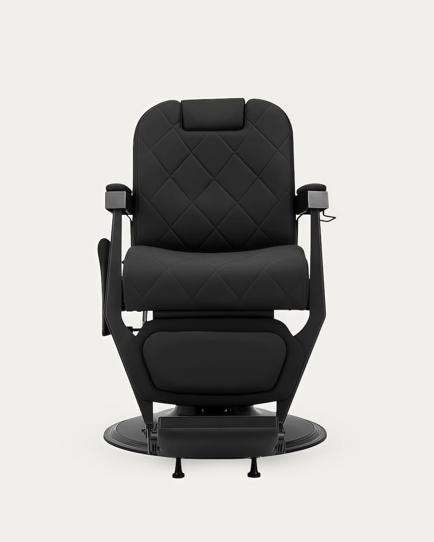 Sillón para peluquero negro Bruno Gabbiano