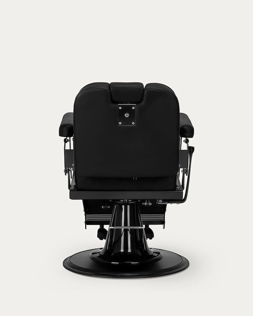 Sillón peluquero negro Carlos marca Gabbiano