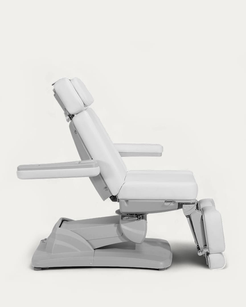 Sillón podológico blanco eléctrico Taurus Plus de Mirplay