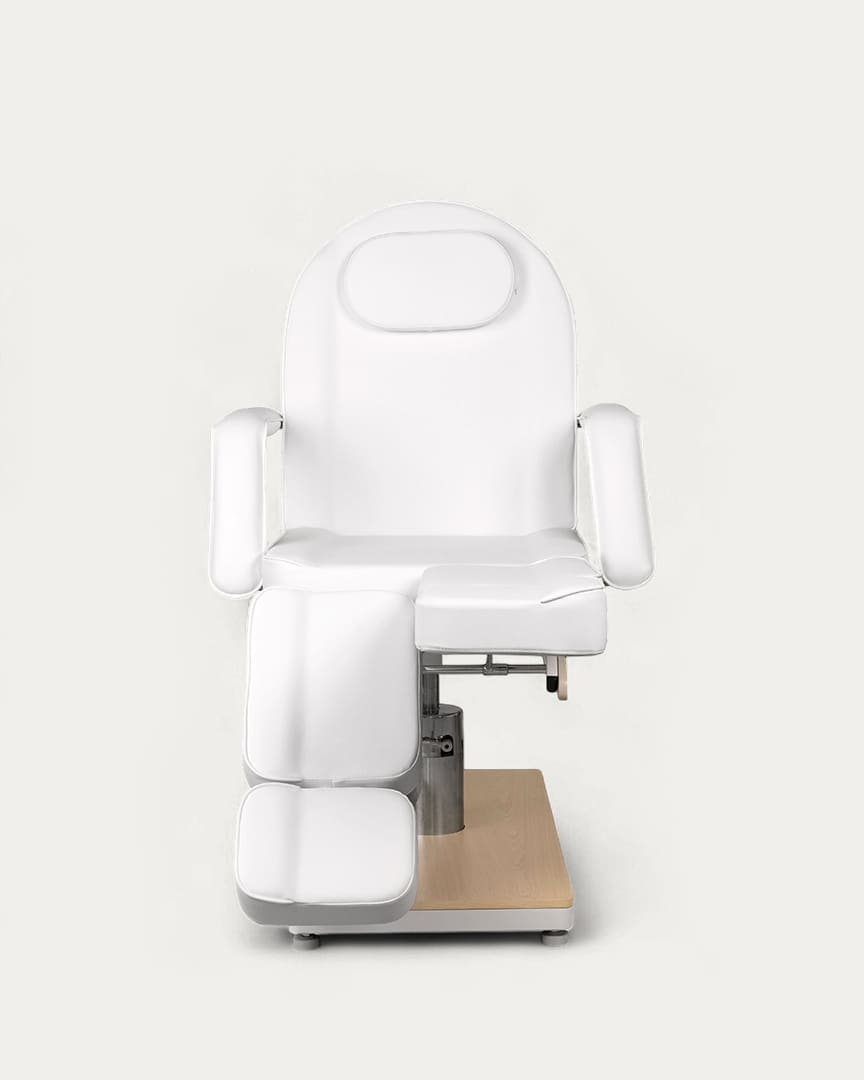 Sillón podología Mensa hidráulico madera de la marca Mirplay