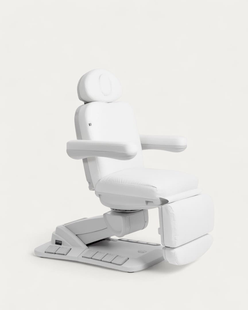 Sillón de estética Tella Weelko blanco 4 motores