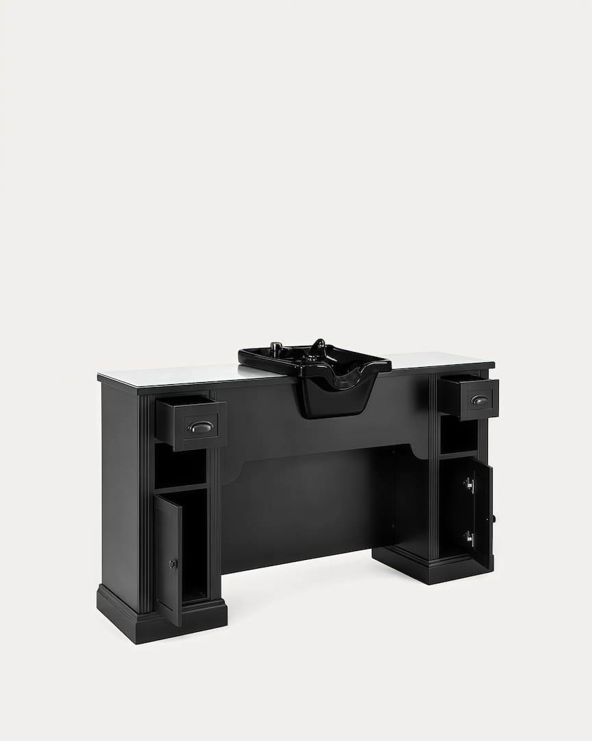 Tocador barbería con pica negra William 5 de Mirplay