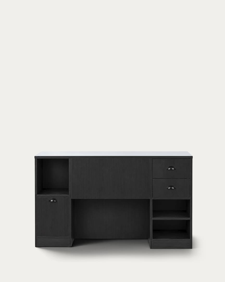 Tocador barbería negro madera OKE 3 98 de la marca Mirplay