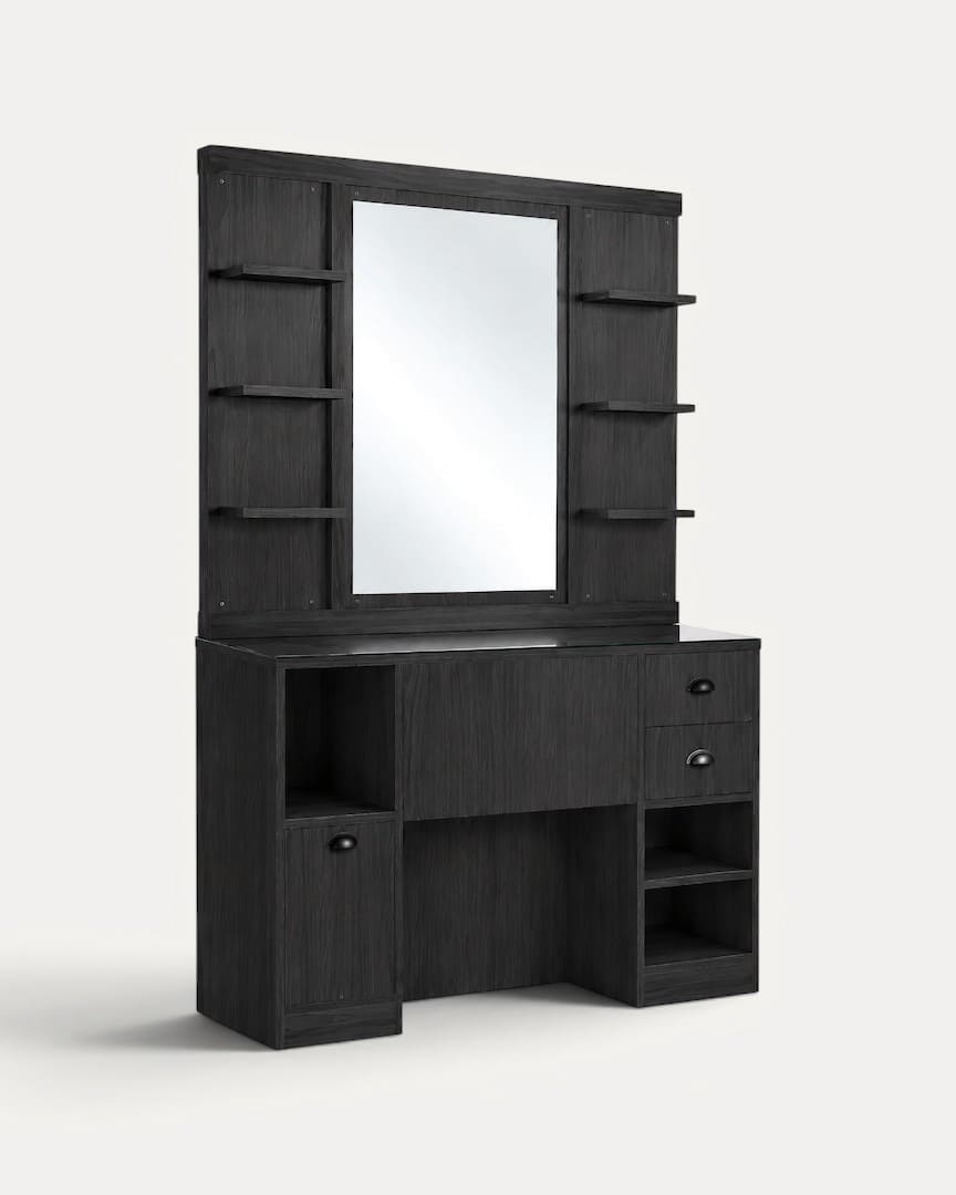 Tocador barbería negro OKE 1 marca Mirplay