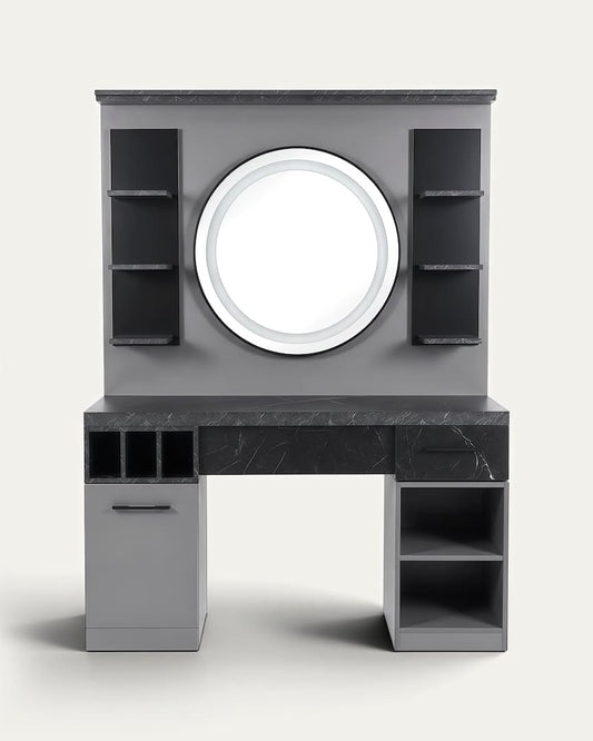 Tocador barbero Zinc gris MUDI